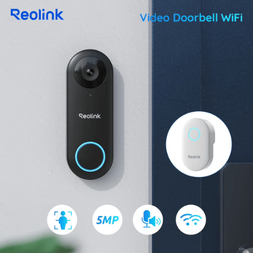 פעמון דלת חכם Reolink Video Doorbell Wi-Fi 2K
