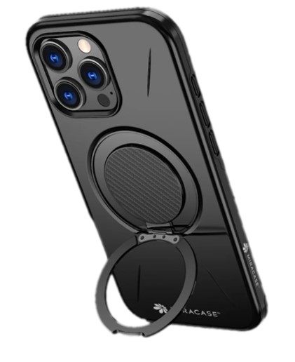 כיסוי פלסטיק שחור עבור Miracase Miramag iPhone 16 Pro