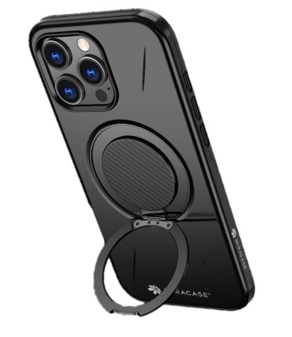 כיסוי פלסטיק שחור עבור Miracase Miramag iPhone 16 Pro Max