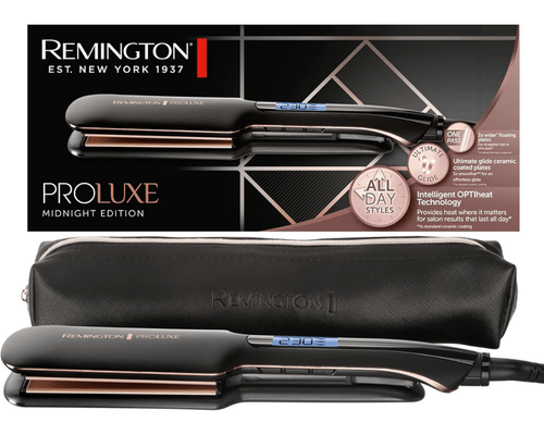 מחליק שיער קרמי רחב Remington PROluxe Midnight S9150B