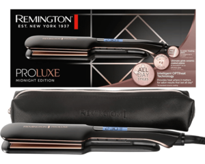 מחליק שיער קרמי רחב Remington PROluxe Midnight S9150B