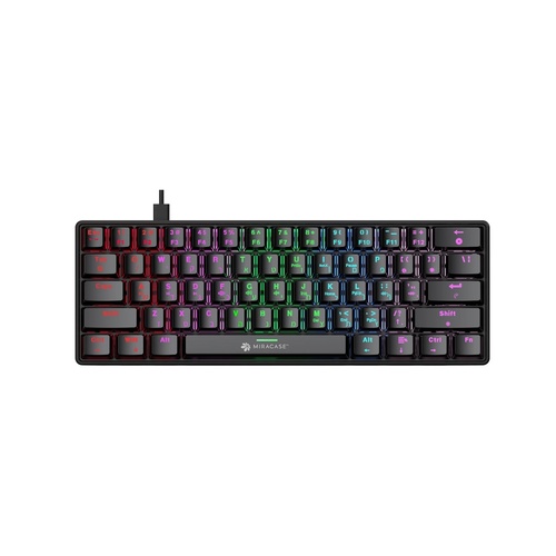 מקלדת מכנית חוטית MMCK100 עם תאורת RGB מבית Miracase