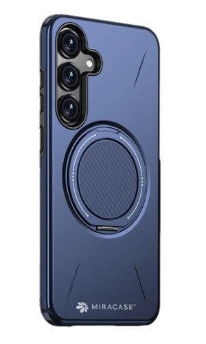 כיסוי פלסטיק כחול עבור Miracase Miramag Samsung S25 Plus