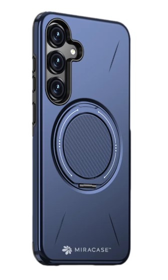 כיסוי פלסטיק כחול עבור Miracase Miramag Samsung S25 Plus