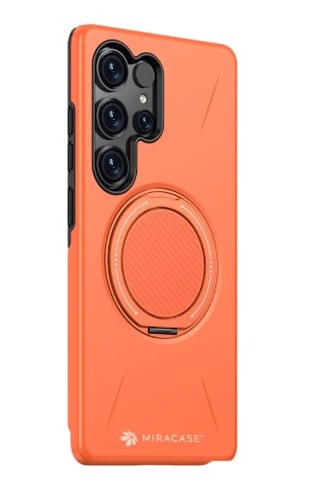 כיסוי פלסטיק שחור עבור Miracase Miramag Samsung S25 Ultra