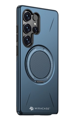 כיסוי פלסטיק כחול עבור Miracase Miramag Samsung S25 Ultra