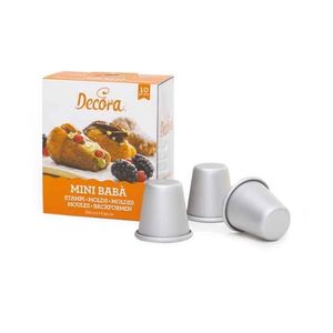 סט 10 תבניות קראפין/באבא אנודייז מיני 3.5 ס"מ DECORA
