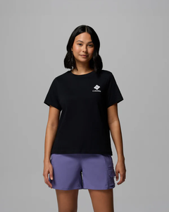 חולצת טי קצרה לנשים - Rolling Bend Graphic Short Sleeve Shirt