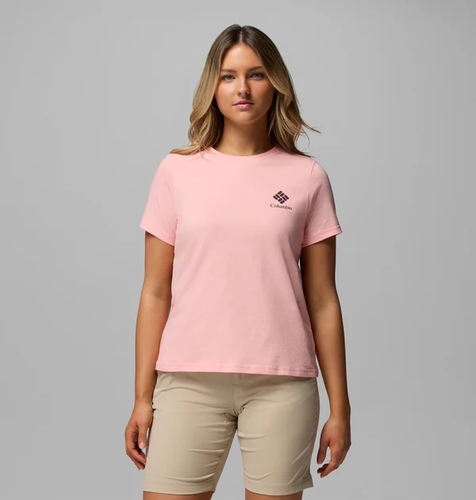 חולצת טי קצרה לנשים - Rolling Bend Graphic Short Sleeve Shirt