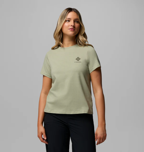 חולצת טי קצרה לנשים - Rolling Bend Graphic Short Sleeve Shirt