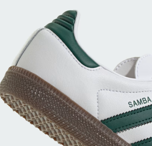 אדידס- נעלי סמבה לנשים בצבע לבן ירוק | 35-40 |  ADIDAS Samba OG Shoes -GREEN JQ2843