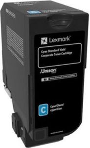 טונר כחול מקורי Lexmark 74C5SCE 7k