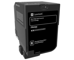 טונר שחור מקורי Lexmark 74C5HKE 20k