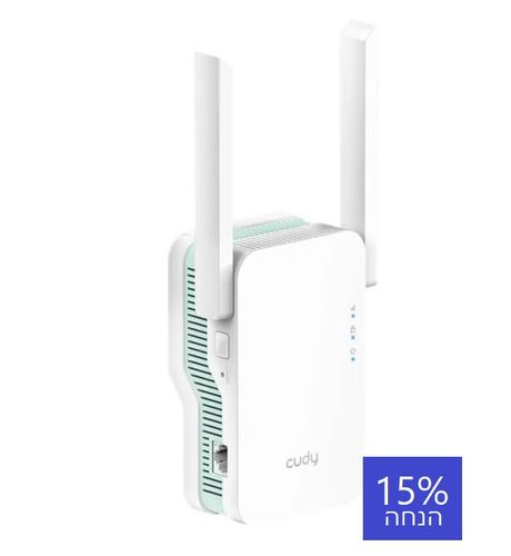 מגדיל טווח  CUDY RE1500 Wi-Fi 6 Mesh Repeater  