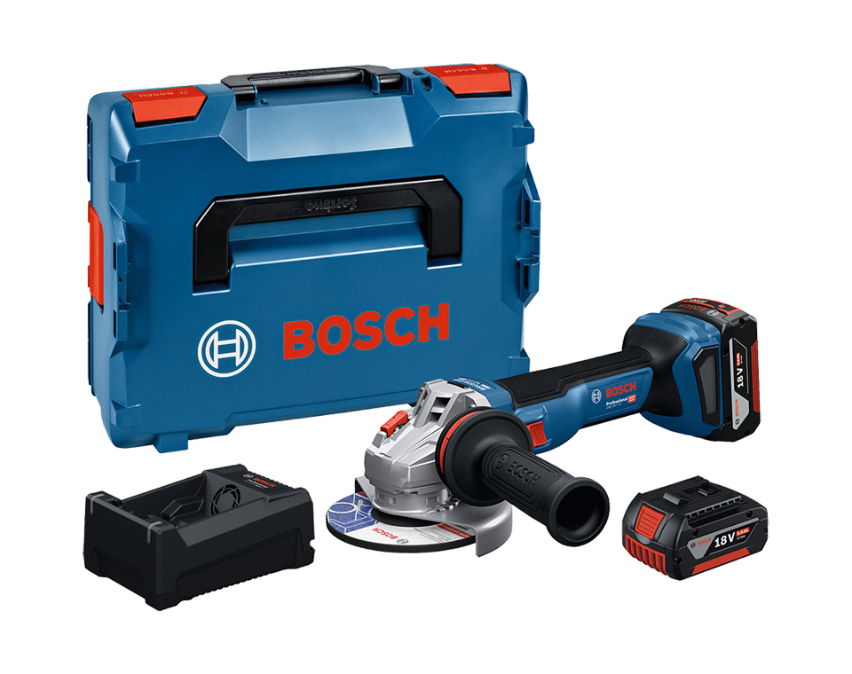 משחזת זוית LBOXX GWS 18V-11S  EC  2X5AH