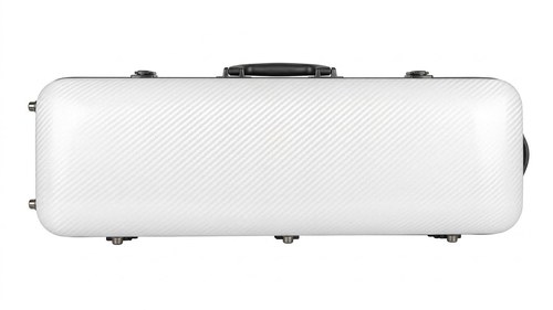 ארגז קשיח לכינור בצבע לבן 4/4 מקרבון LE MANS VC-CF450WH Violin Case Oblong Carbon Composite 4/4