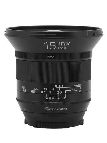 עדשת Irix lens 15mm f/2.4 blackstone for canon 