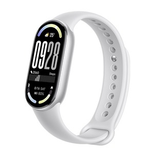 צמיד כושר חכם דור 10 דגם Xiaomi Smart Band 10 בצבע כסוף