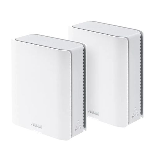 ראוטר ASUS ZenWiFi BT10 Tri-band WiFi 7 - צבע לבן, 2 יחידות באריזה