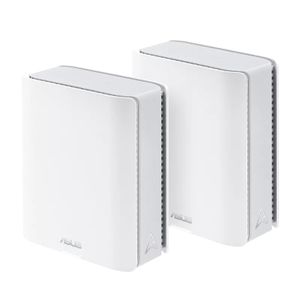 ראוטר ASUS ZenWiFi BT10 Tri-band WiFi 7 - צבע לבן, 2 יחידות באריזה