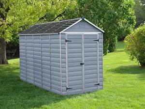 מחסן גינה Skylight 1.90x3.80 אפור -הובלה חינם 703224