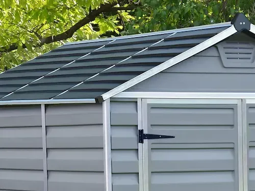 מחסן גינה Skylight 1.90x3.80 אפור -הובלה חינם 703224