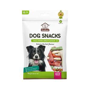 עצם טבעונית dog snacks עצם 7.5 סמ 15 יחידות 270 גרם האו-בון