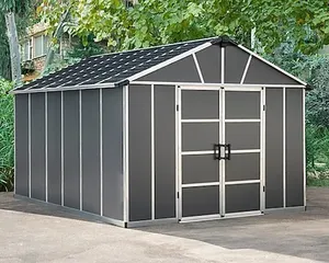 מחסן גינה Yukon 3.30X4.00 אפור כהה -הובלה חינם 705159