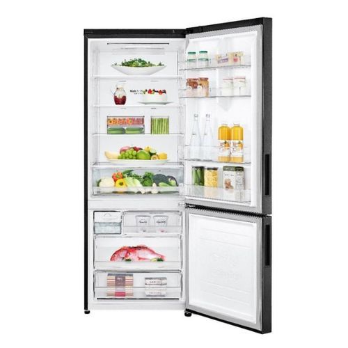 מקרר מקפיא תחתון 462 ליטר LG R-2B479B אפור כהה אל ג'י