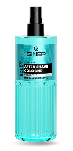 אפטר שייב קולון SINEP Turquoise 400 מ״ל – ניחוח גברי של זעפרן וג׳ינג׳ר
