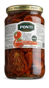 עגבניות מיובשות Ponti Zero Olio - מארז 1.6 ק"ג