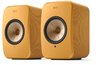 זוג רמקולים מוגברים Kef LSX II - הדגם החדש! צבע צהוב!