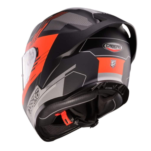 CABERG ROXTER קסדה סגורה שחור אדום מט