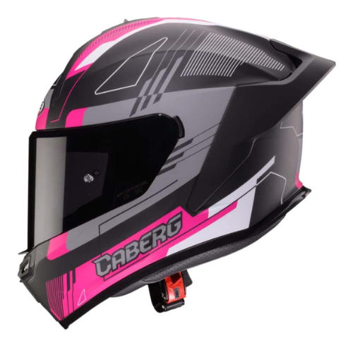 CABERG ROXTER קסדה סגורה שחור ורוד