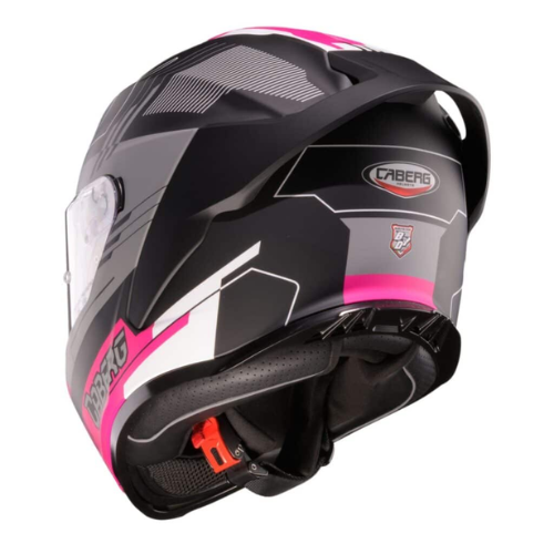 CABERG ROXTER קסדה סגורה שחור ורוד
