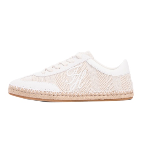 נעל TOMMY JEANS מידות 36-40 לנשים בגוון קרם תחרה