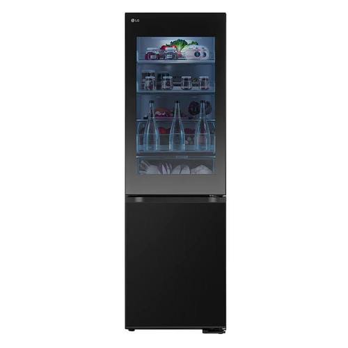 מקרר מקפיא תחתון 349 ליטר LG R-2B394BINS נירוסטה מושחרת אל ג'י