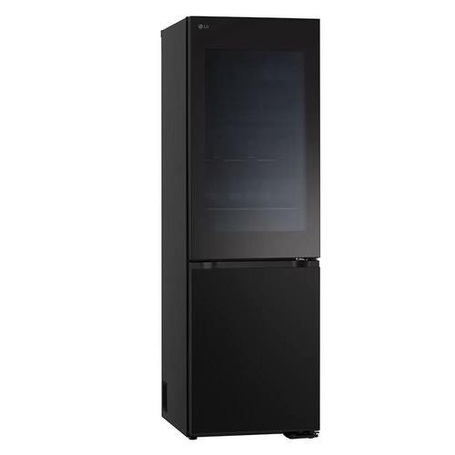 מקרר מקפיא תחתון 349 ליטר LG R-2B394BINS נירוסטה מושחרת אל ג'י