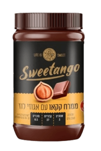 ממרח שוקולד עם אגוזי לוז סוויטאנגו | מכיל 350 גרם | SWEETANGO - סוויטאנגו