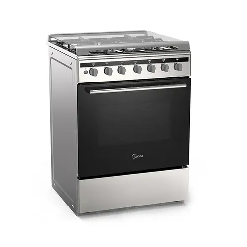 ‏תנור משולב כיריים Midea 24DMS4G113 מידאה כסוף