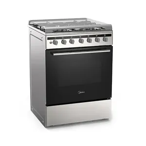 ‏תנור משולב כיריים Midea 24DMS4G113 מידאה כסוף