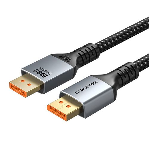 כבל Cabletime DisplayPort 2.1 - 2m