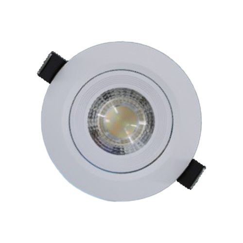 שקוע לד עגול PISA מתכוונן LEDON 9cm CCT 7W COB (מסגרת לבנה)
