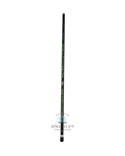 חכת בוס קרבון 7 מטר Siweida Spiral Power ירוק כהה, משקל 375 גרם ואורך סגור 123 ס