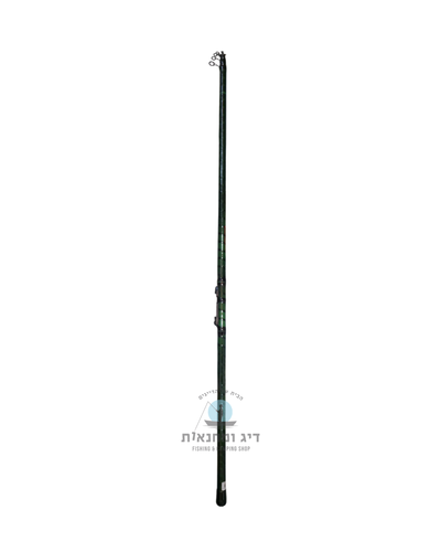 חכת בולונז קרבון 6 מטר דגם Siweida Spiral Power עם טבעות, צבע ירוק כהה, לדיג בים ובכנרת. תמונת פרופיל