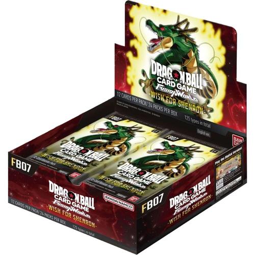 קלפי דרגון בול בוסטר בוקס (FB07) Wish For Shenron Booster Box - Wish For Shenron (FB07)