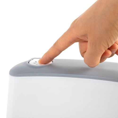 סיר גמילה בצורת אסלה עם אפקט הורדת מיים ומושב מרופד - לבן/מוקה