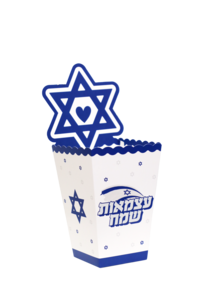 קופסה לפופקורן וחטיפים