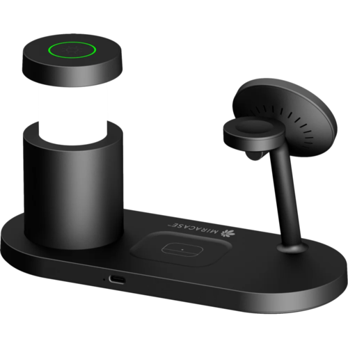 מטען אלחוטי 4 ב-1 עם טעינה מהירה וחיבור USB-C