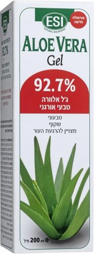 ג'ל אלוורה טבעי אורגני 92.7% טבעי | 200 מ